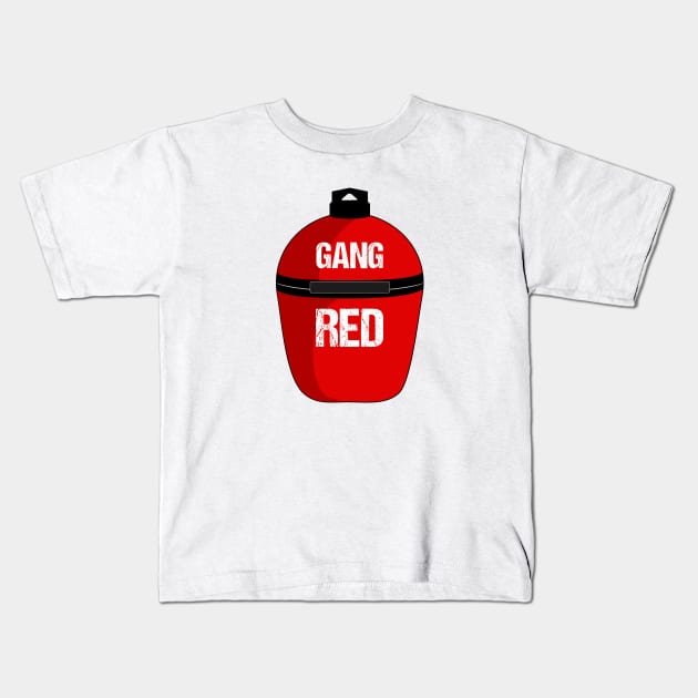 Gang Red BBQ Kids T-Shirt by nickmelia18